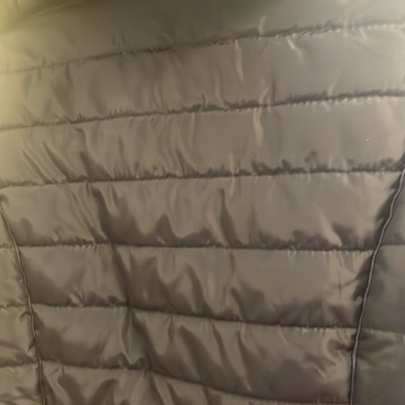 Charlotte Russe - Navy blue lined hooded winter jacket. Size medium. - Picture 8 of 10